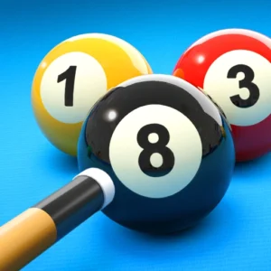 8 Ball Pool Mod APK game table and cue