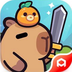 Capybara Go Mod APK gameplay featuring adorable capybara companions exploring the wild.