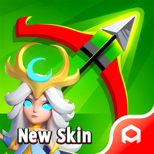 Archero Mod APK gameplay showcasing unlimited gems, unlocked characters, and ad-free experience.