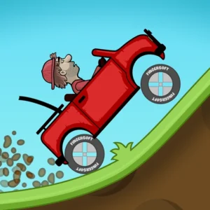 Hill Climb Race APK Mod featuring unlocked vehicles, unlimited coins, and ad-free gameplay.